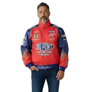 Jeff Gordon Jacket Jeff Hamilton Collection 1990s Leather New with tags XXL‎